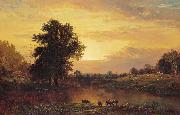 Alfred Thompson Bricher, Sunset in the Catskills
